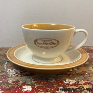 Tim Hortons Tea Cup and Saucer